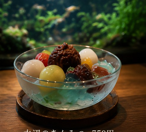 水辺のあんみつ